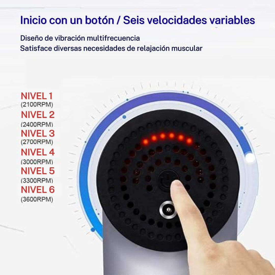 EMASPORT® - Masajeadora Pórtatil Eléctrica de Alivio Muscular